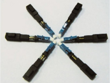 Conector de fibra óptica LC <small>(Conector de montaje rápido) </small>