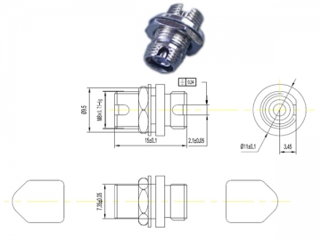 Adaptador de fibra óptica <small>(Adaptador SC/LC/FC/ST/MU/D4/DIN)</small>