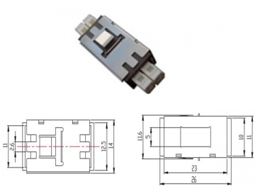 Adaptador de fibra óptica <small>(Adaptador SC/LC/FC/ST/MU/D4/DIN)</small>