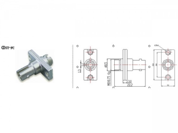 Adaptador de fibra óptica <small>(Adaptador híbrido)</small>