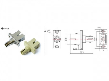 Adaptador de fibra óptica <small>(Adaptador híbrido)</small>