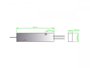 Splitter óptico<small>(Divisor FBT monomodo)</small>