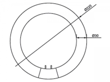 Tubo LED circular