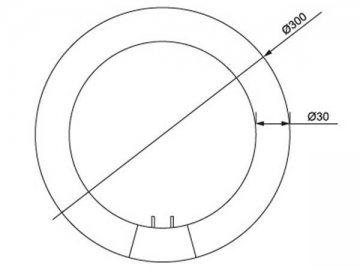 Tubo LED circular