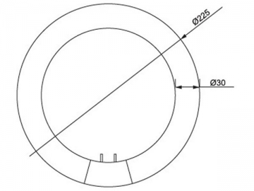 Tubo LED circular