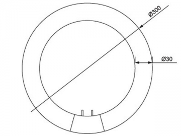 Tubo LED circular