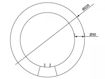 Tubo LED circular