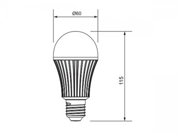 Bombilla LED 5W