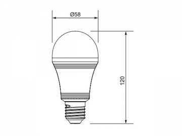 Bombilla LED 5W