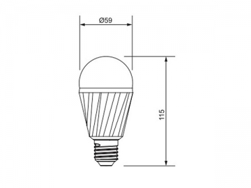 Bombilla LED 5W