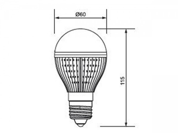 Bombilla LED 7W