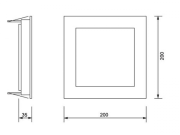 Panel proyector LED