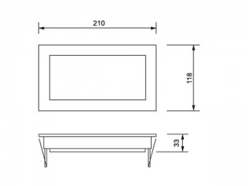 Panel proyector LED