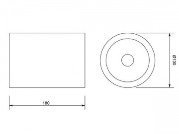 Proyector empotrado LED COB