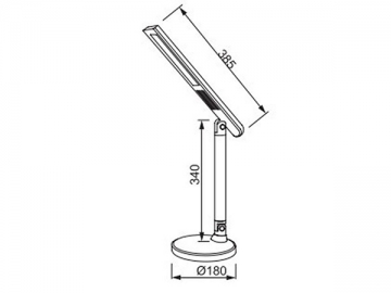 Lámpara de escritorio LED de ABS