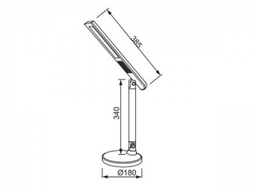 Lámpara de escritorio LED de ABS