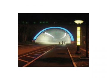 Lámpara LED integrada para túnel