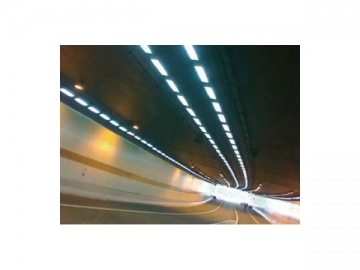 Lámpara LED integrada para túnel