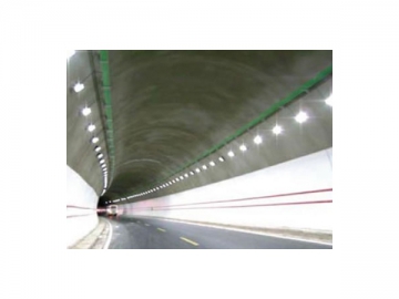 Lámpara LED integrada para túnel