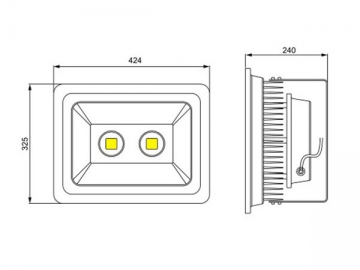 Reflector LED de alta potencia