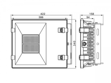 Reflector LED de alta potencia