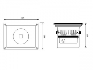 Reflector LED RGB