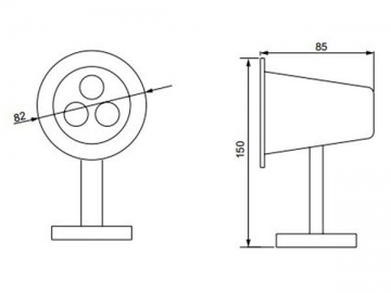 Foco LED sumergible de alta eficiencia