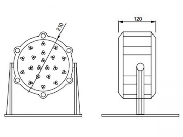 Foco sumergible LED DIP