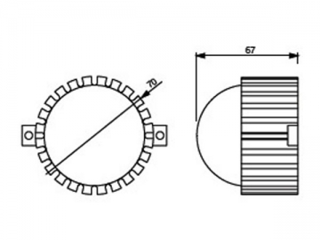 Foco puntual LED DIP