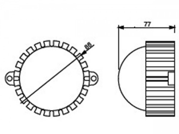 Foco puntual LED DIP