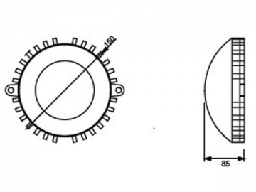 Foco puntual LED DIP