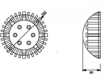 Foco puntual LED DIP