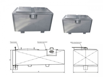 Tanque de pesaje de leche