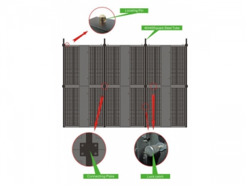 Pantalla LED para exteriores con ventilación