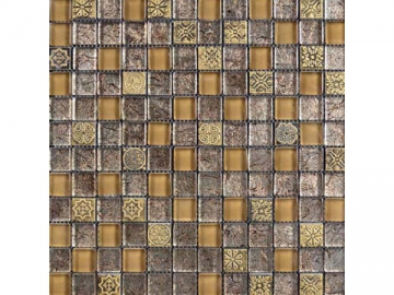 Baldosas mosaico de vidrio para interiores