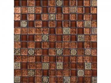 Baldosas mosaico de vidrio para interiores