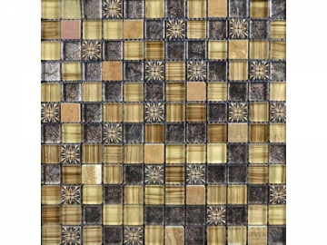 Baldosas mosaico de vidrio para interiores