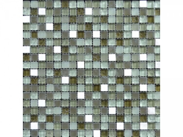 Baldosas mosaico de vidrio para interiores