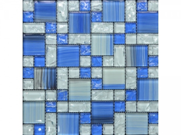 Baldosas mosaico de vidrio para interiores