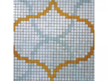 Baldosa mosaico de vidrio para baños