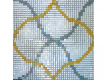 Baldosa mosaico de vidrio para baños