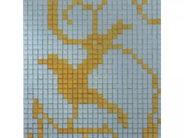 Baldosa mosaico de vidrio para baños