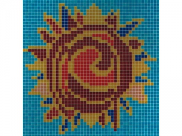 Baldosas mosaico de vidrio para piscinas