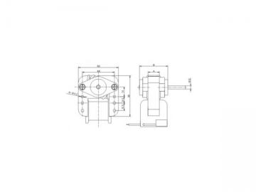 Motor de polos sombreados serie PLD 60