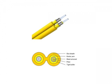 Cable de fibra óptica para interior