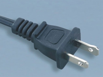 Cable de alimentación, conector US con 2 clavijas