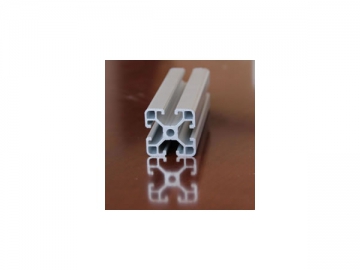 Perfil de aluminio de extrusión para líneas de montaje