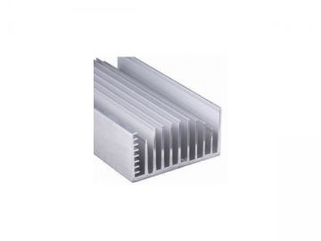 Perfil de aluminio de extrusión para disipadores térmicos