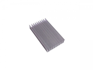 Perfil de aluminio de extrusión para disipadores térmicos