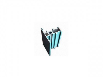 Perfil de aluminio para puertas